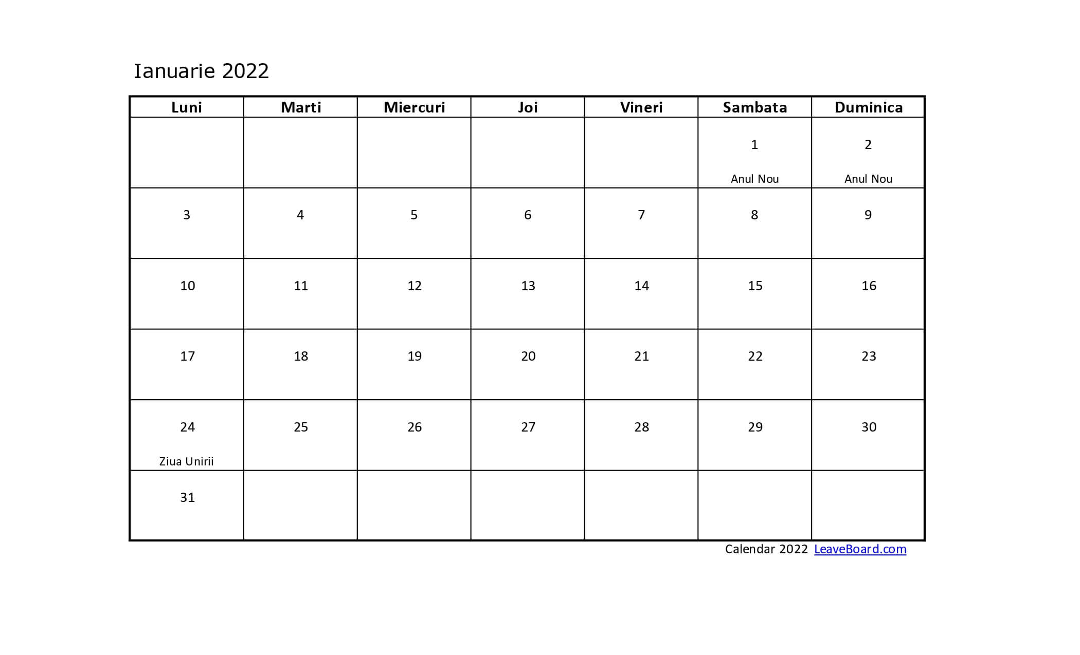 Calendar 2022 LeaveBoard Calendar 2022 LeaveBoard