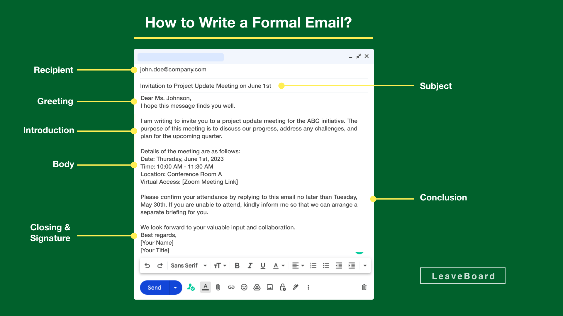How to Write an Email 